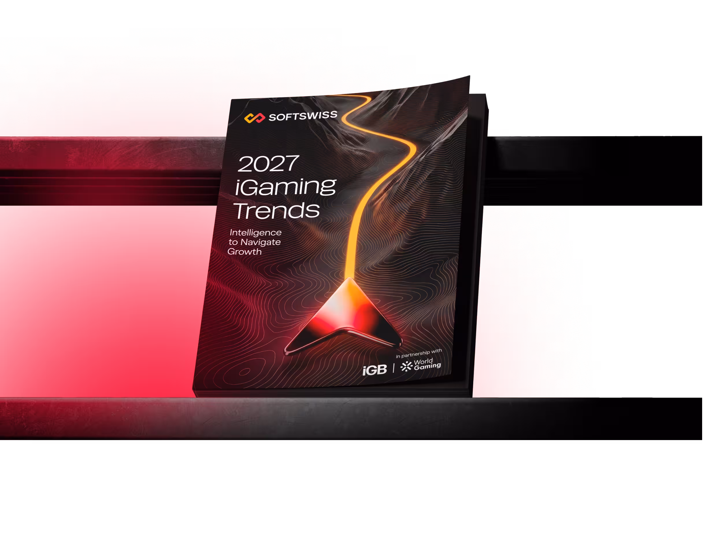 2027 iGaming Trends report cover against a red and black background